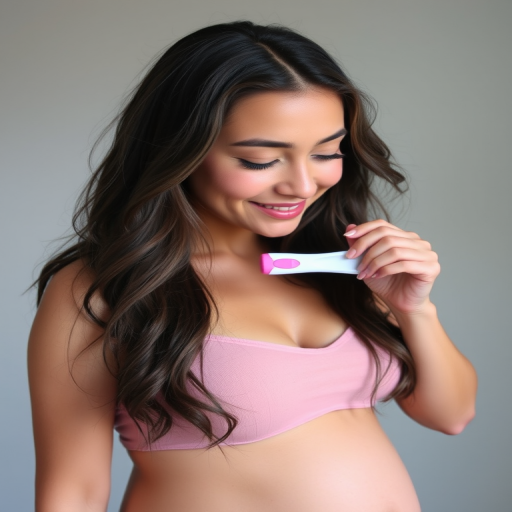 positive pregnancy test images