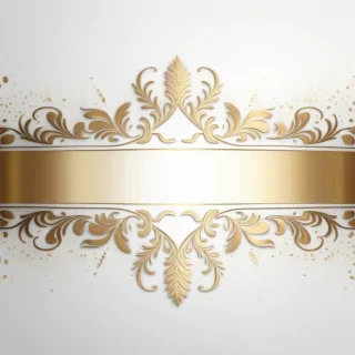 white & gold background
