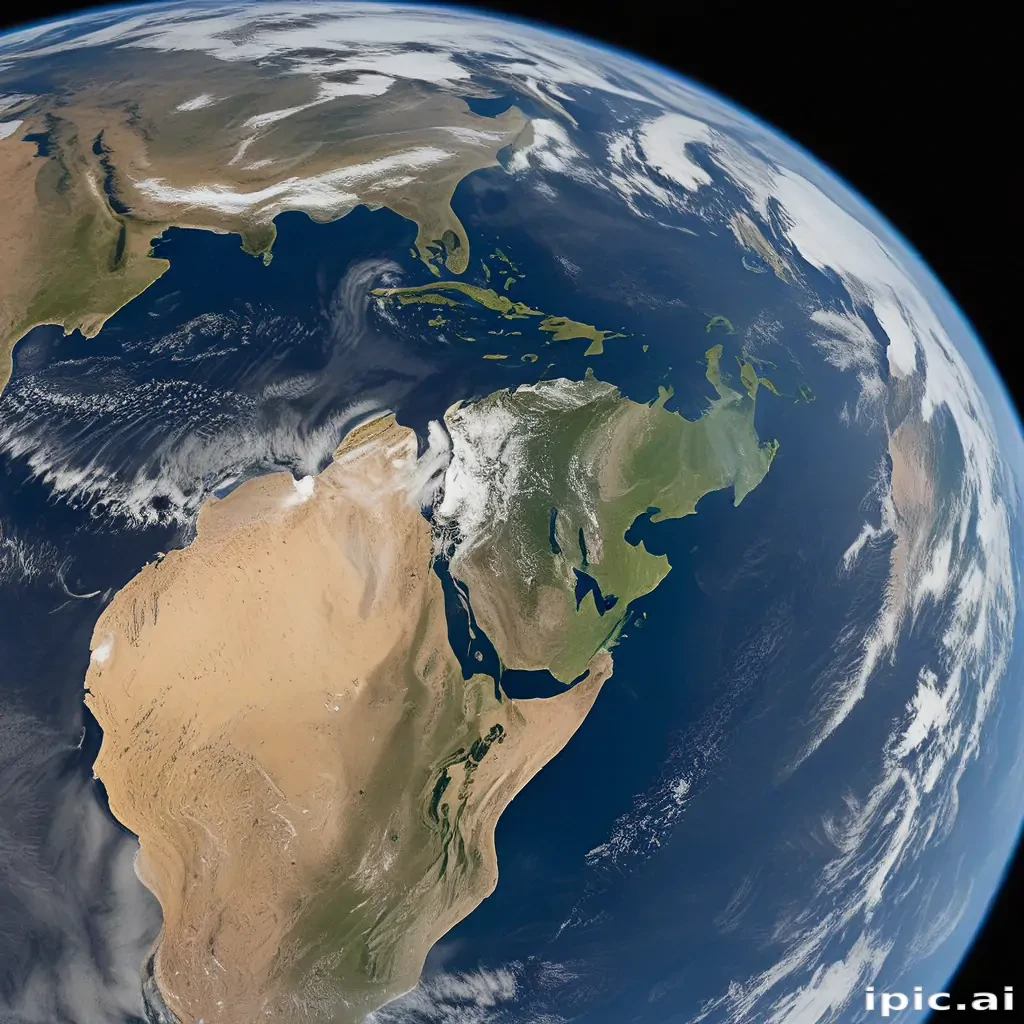 earth from space