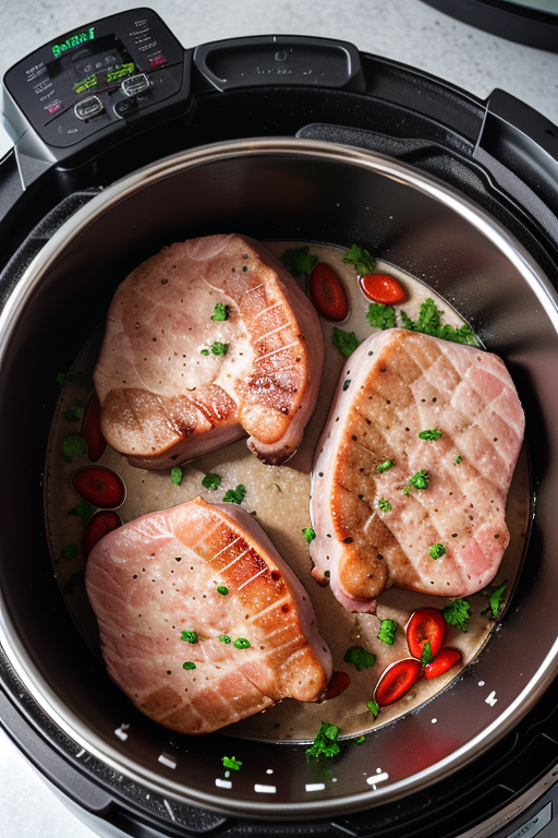frozen pork chops in instant pot