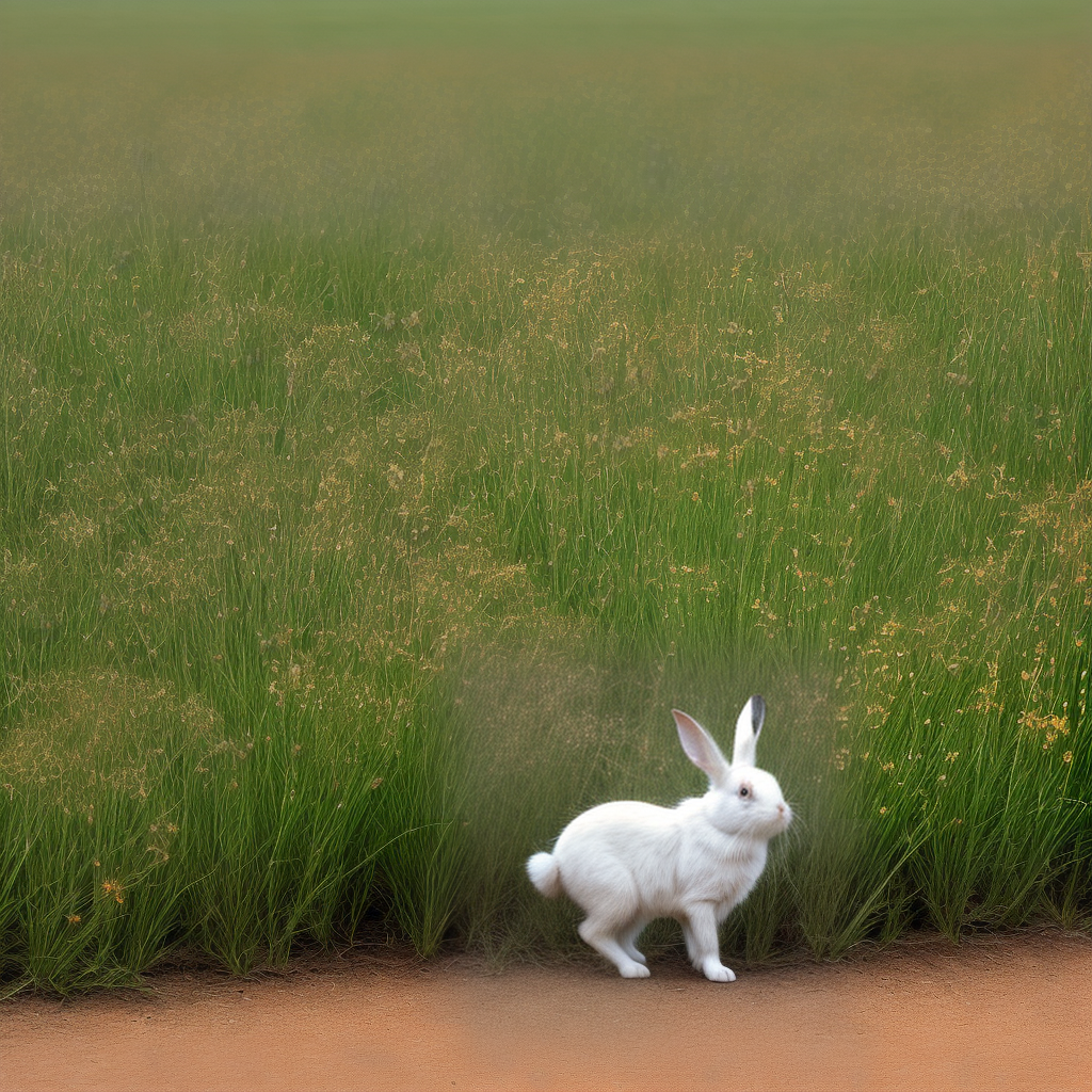 white rabbit