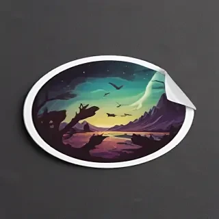 sticker mockup