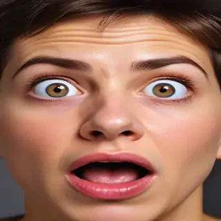 shocked face png