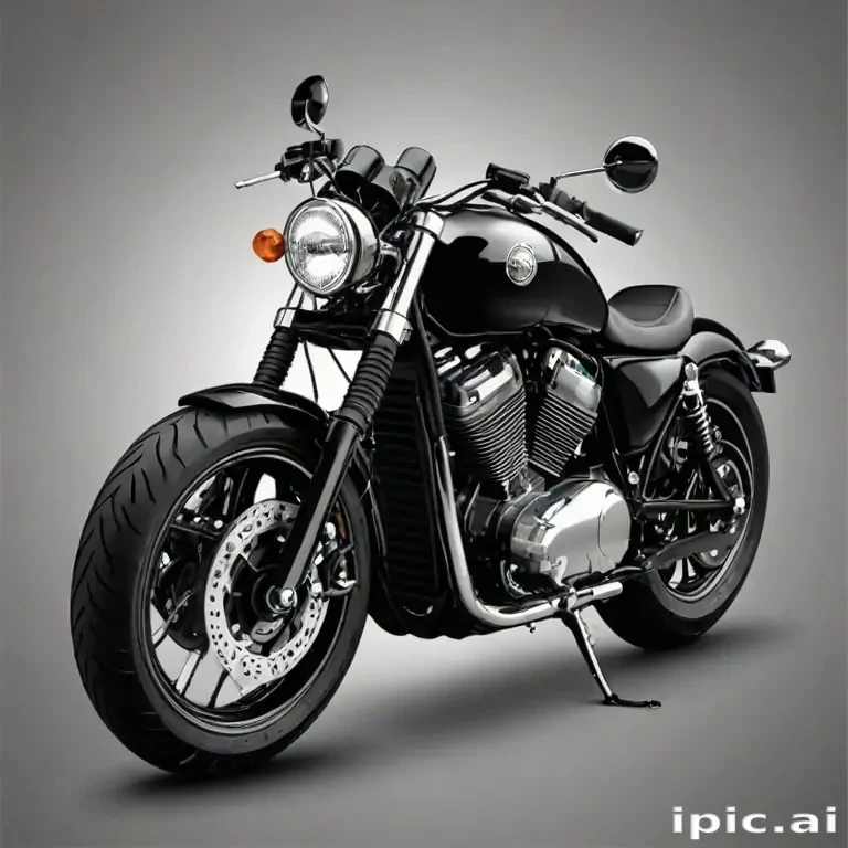 motorcycle clipart black and white