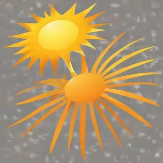 sun clipart no background