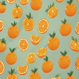 cute orange wallpaper