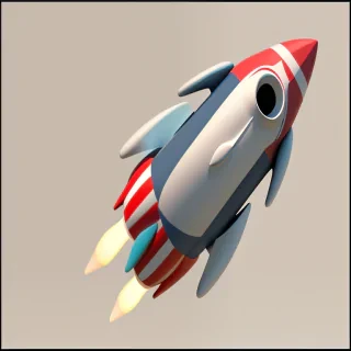 cartoon rocket