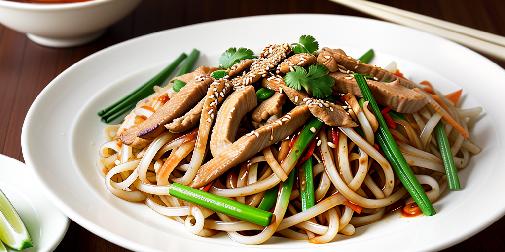 pad thai with hoisin sauce