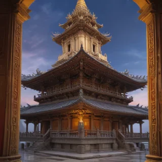 temple background
