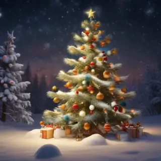 merry christmas no background