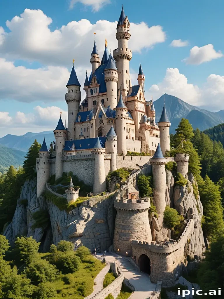 cartoon castle