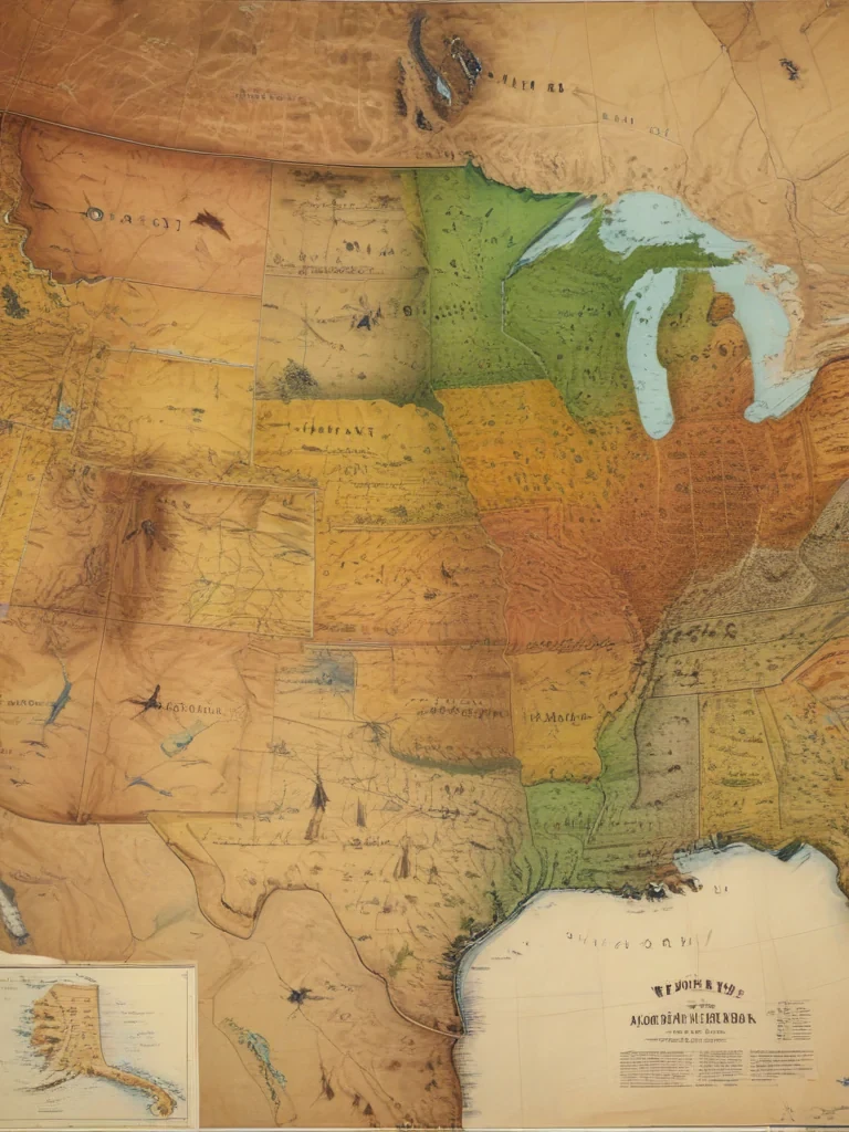 map of united states of america