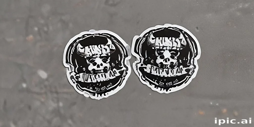 sticker mockup