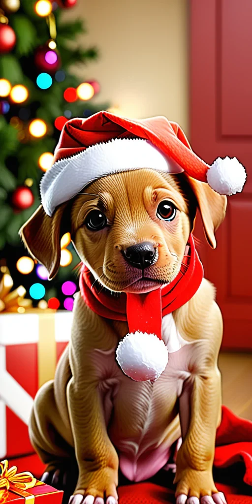 christmas dog backgrounds