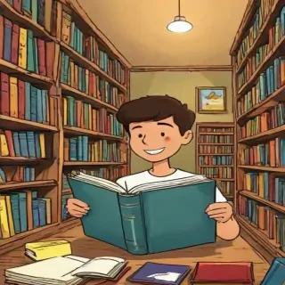 book cartoon image