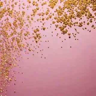 pink and gold background