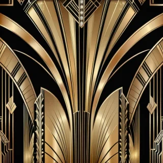 art deco background