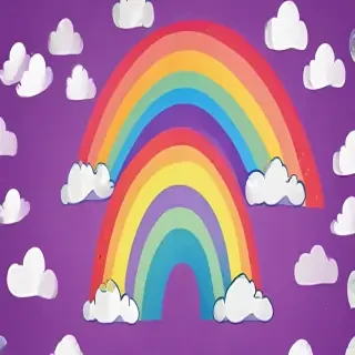 cute rainbow backgrounds