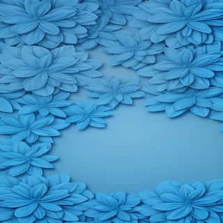 flower background blue