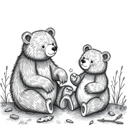 bear drawlings