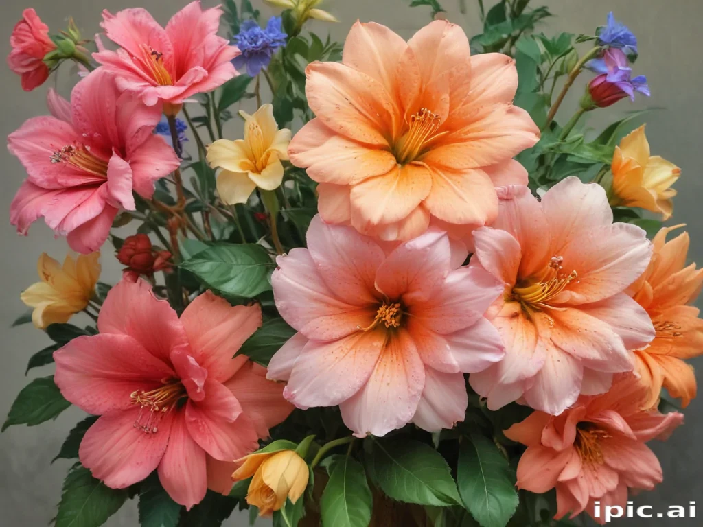 flowers to draw in color