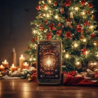 christmas phone background