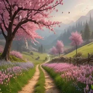 spring aesthetic desktop wallpaper