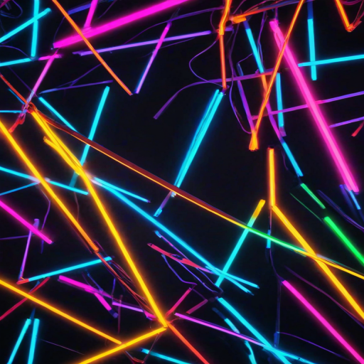 neon colorful background