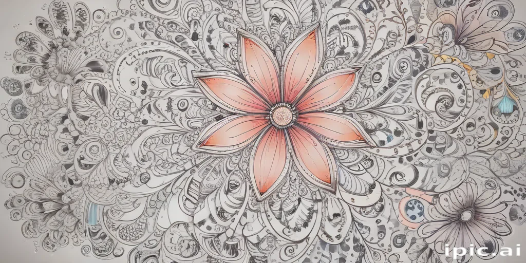 flower doodle art