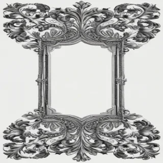 frame clipart black and white