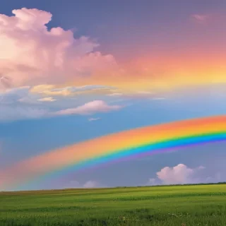 cute rainbow background