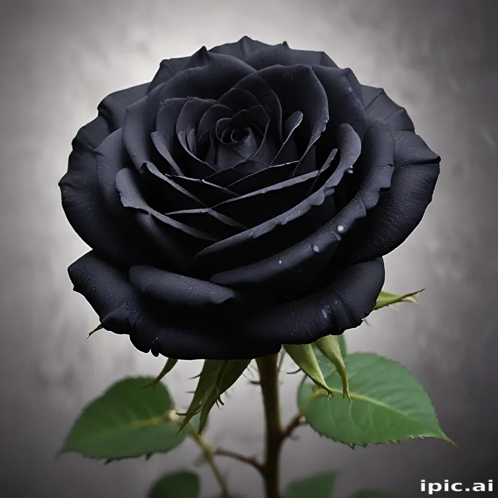 black rose picture