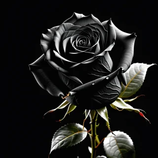 rose wallpaper black