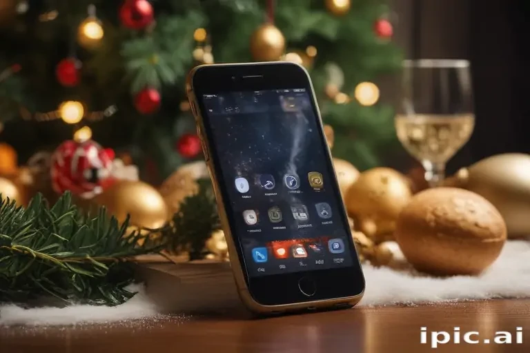 xmas phone background
