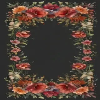 floral border png