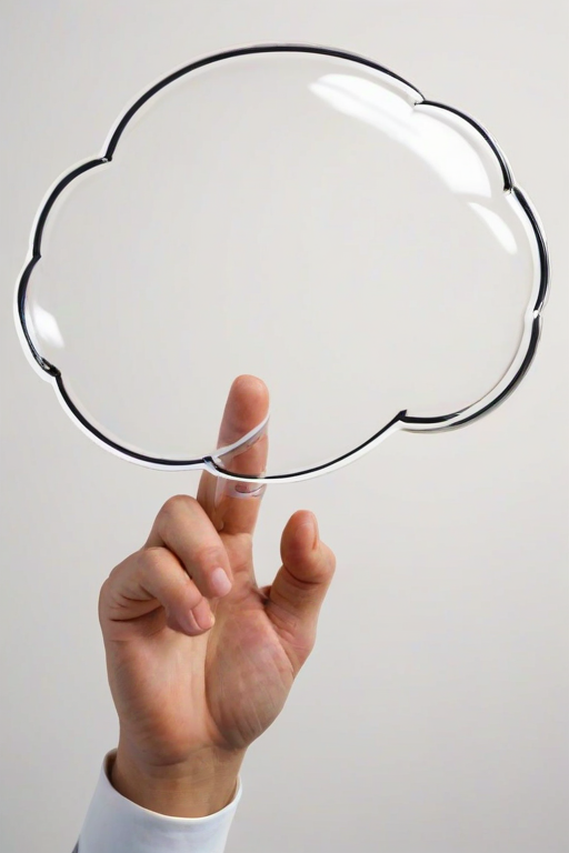 transparent thought bubble