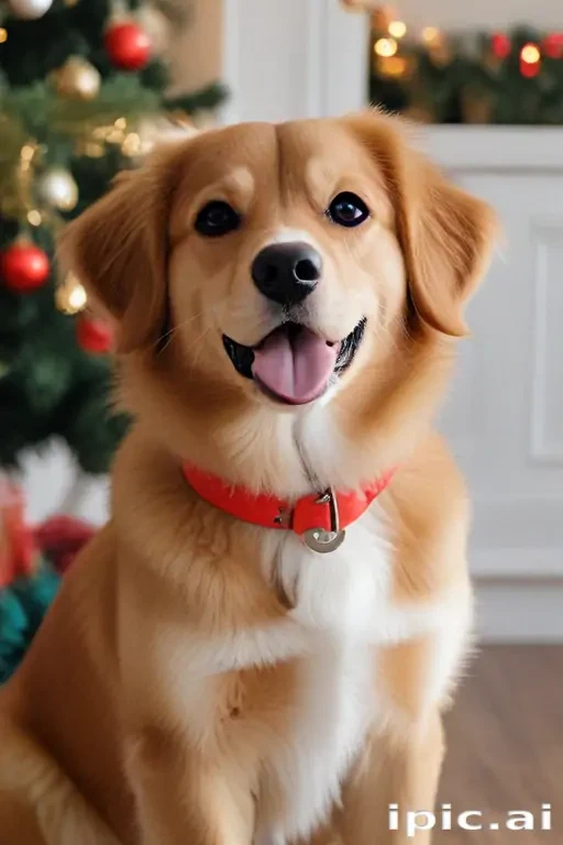 pictures of dogs christmas