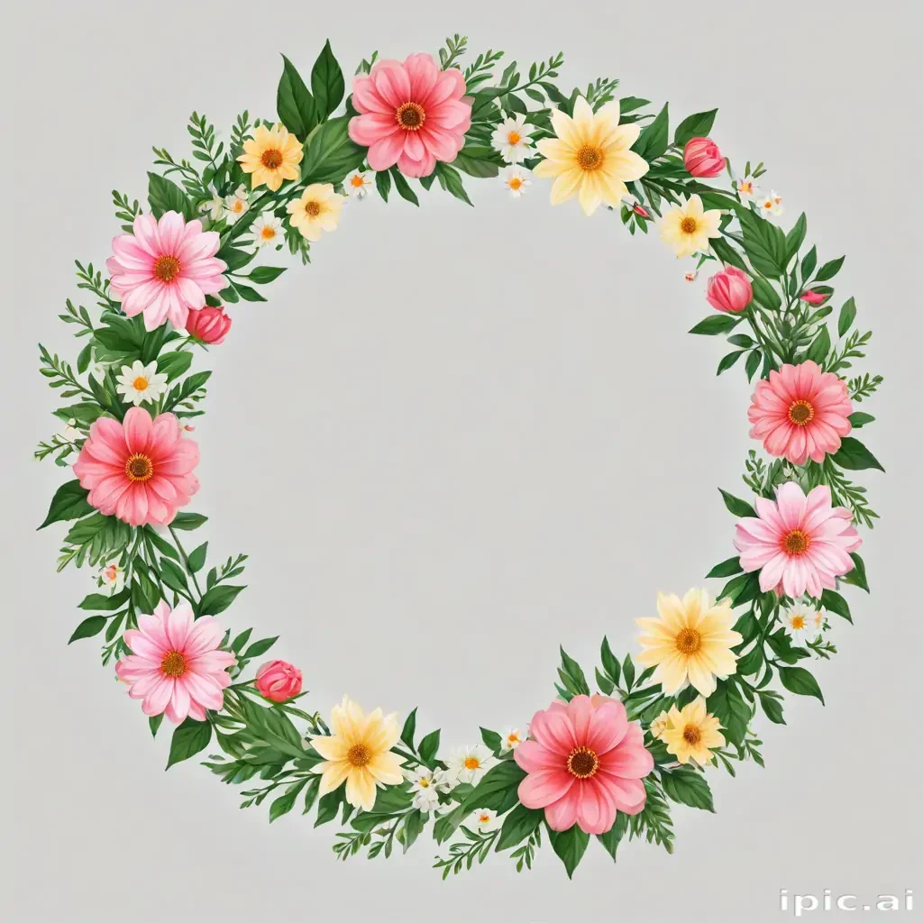 flower circle png