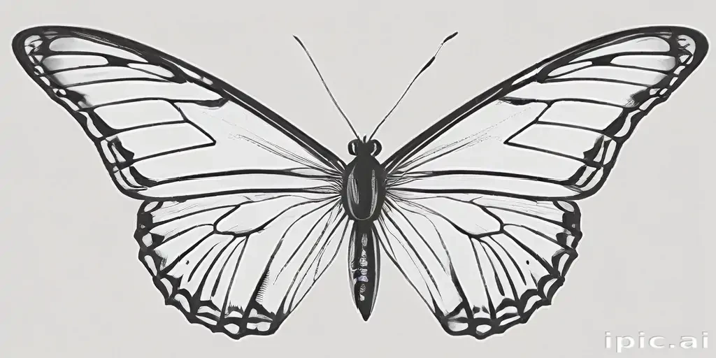 butterfly png outline
