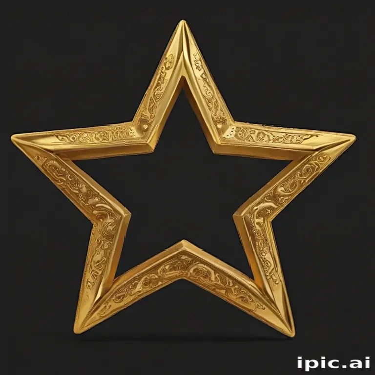 golden star png