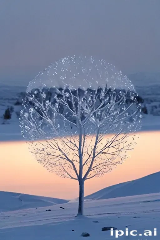 transparent snow