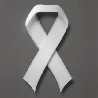 white ribbon png