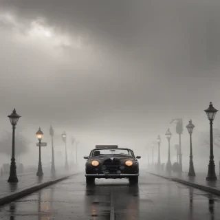 foggy background