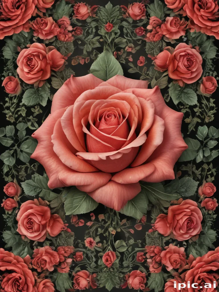 rose border png