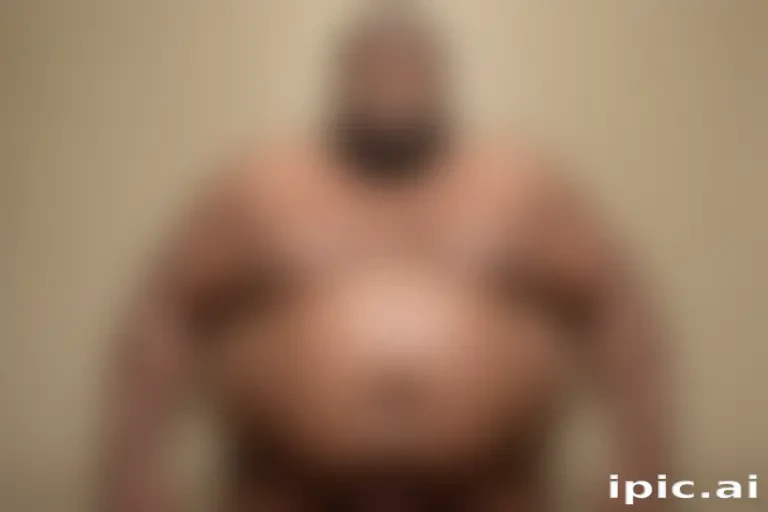 black fat man