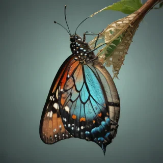 butterfly cocoon png