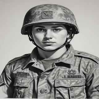 army drawing