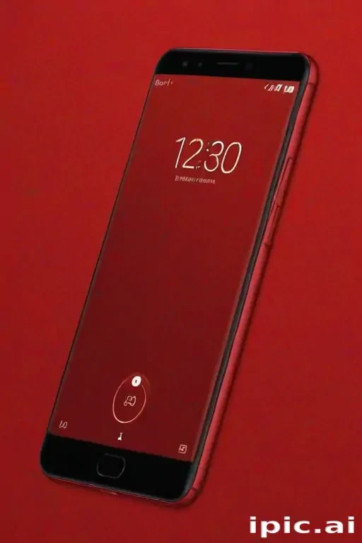 red lockscreen