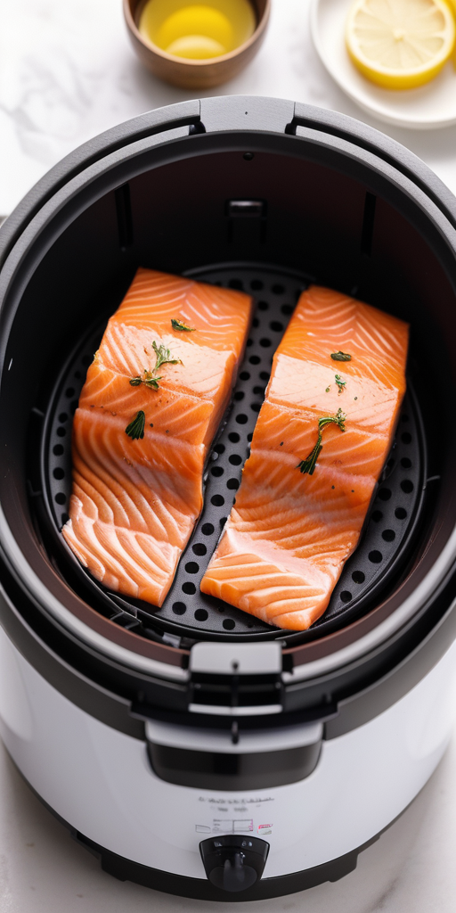 can i cook frozen salmon in the air fryer