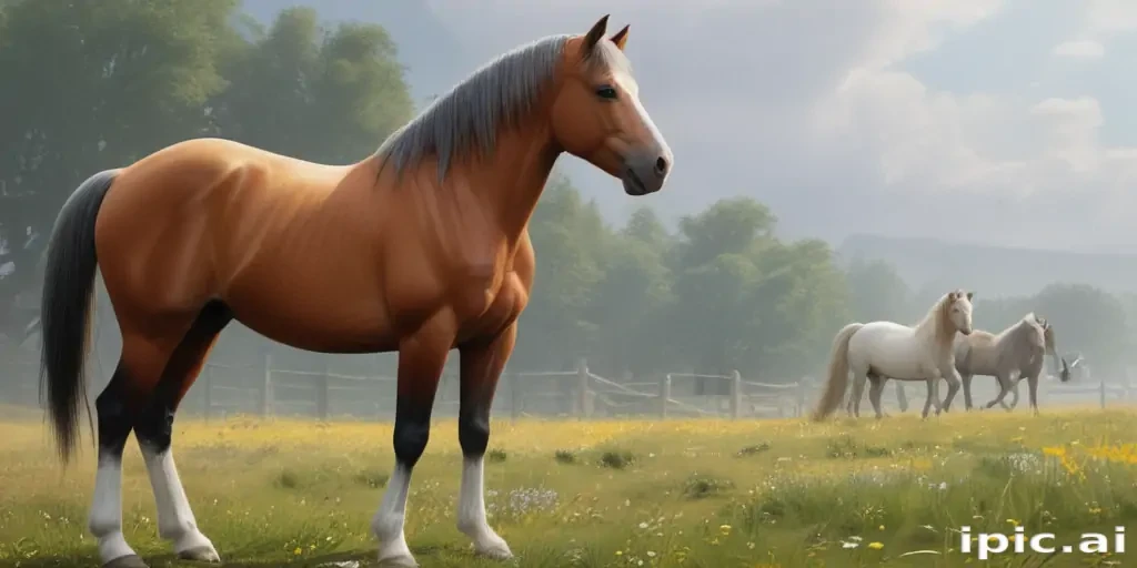 cartoon horses